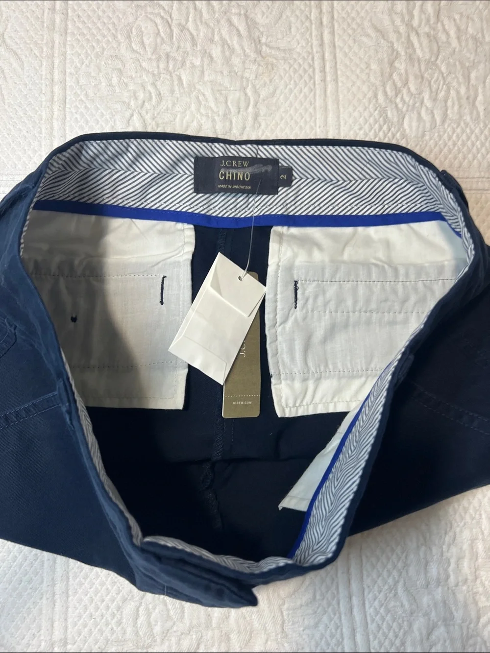 J. Crew Navy Chino Shorts